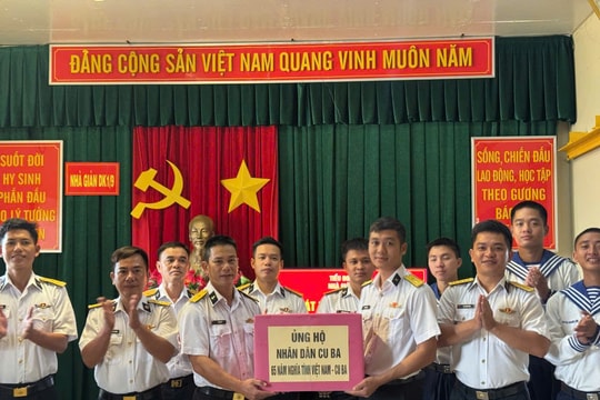 Vùng 2 Hải quân chung tay vì nhân dân Cuba