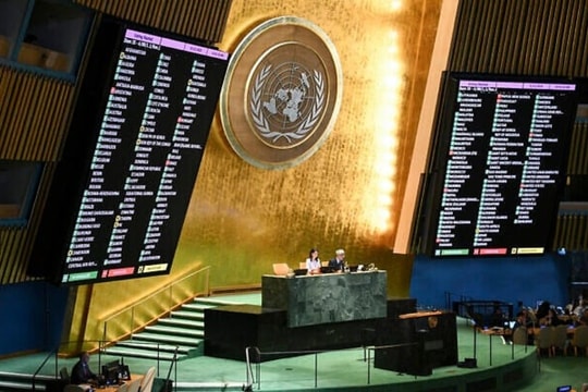 Liên hợp quốc thông qua nghị quyết kêu gọi thành lập nhà nước Palestine