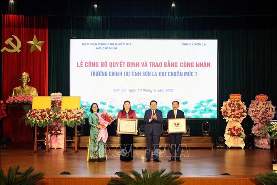 Xây dựng Trường Chính trị tỉnh Sơn La đạt chuẩn mức 2 vào năm 2030