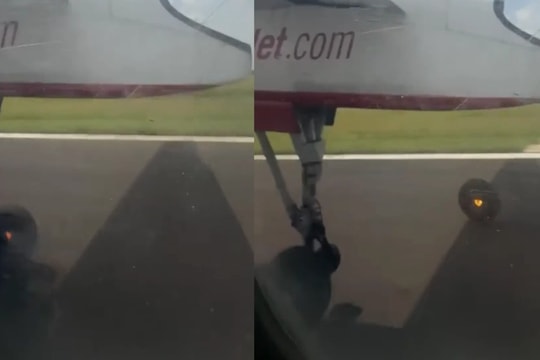 Máy bay SpiceJet rơi bánh khi cất cánh, 70 hành khách thoát nạn