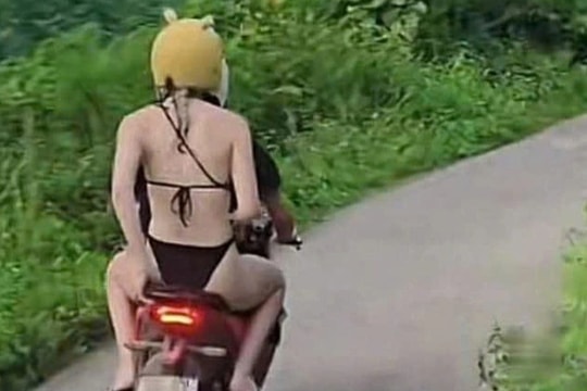 Vụ khách Tây mặc bikini trên đường ở Tuyên Quang: Đơn vị vận chuyển xin lỗi