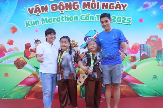 Kun Marathon thành điểm hẹn kết nối gia đình dịp cuối tuần