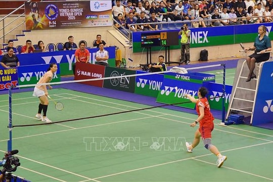 Nguyễn Thùy Linh giành ngôi Á quân Giải Cầu lông quốc tế Vietnam Open 2025