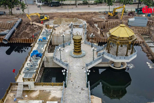 Ảnh 360 độ: 'Van một chiều' được kỳ vọng hồi sinh sông Tô Lịch