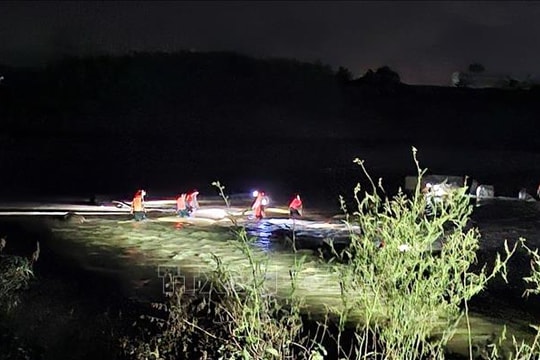 Tìm được thi thể nạn nhân đuối nước trên sông Ba