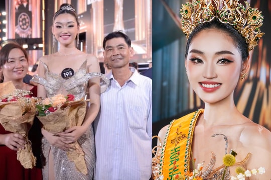 Gia cảnh đặc biệt của Miss Grand Vietnam 2025: Bố làm phụ hồ, mẹ bán vé số