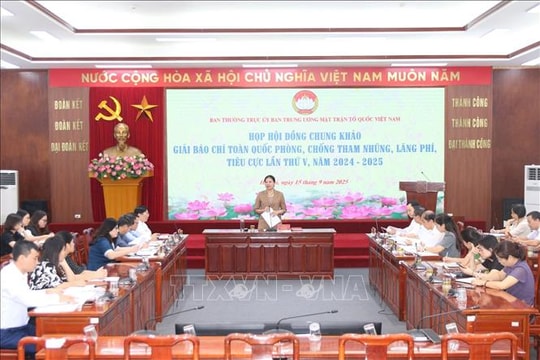 91 tác phẩm vào chung khảo Giải báo chí toàn quốc phòng, chống tham nhũng, lãng phí, tiêu cực lần thứ V