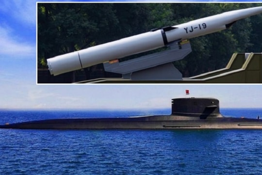 Tàu ngầm Trung Quốc tăng hỏa lực với tên lửa siêu vượt âm YJ-19
