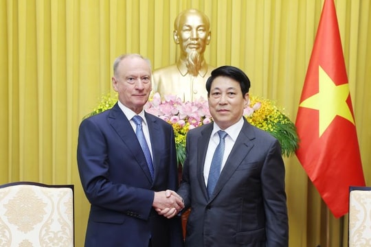 Chủ tịch nước Lương Cường tiếp Trợ lý Tổng thống Nga