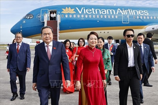 Chủ tịch Quốc hội Trần Thanh Mẫn bắt đầu tham dự Đại hội đồng AIPA-46 và thăm chính thức Malaysia