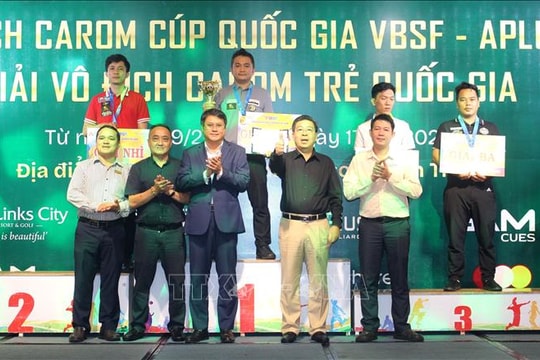 Bế mạc Giải vô địch Carom Cúp quốc gia VBSF- APLUS 2025