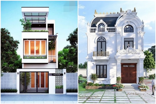 Những mẫu nhà phố 2 tầng hiện đại 2025