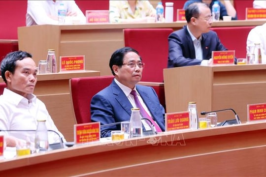 Thủ tướng dự Hội nghị toàn quốc triển khai Nghị quyết số 147 của Chính phủ