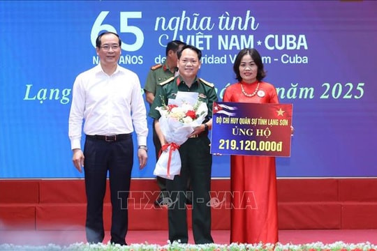 Lạng Sơn: Phát động ủng hộ nhân dân Cuba