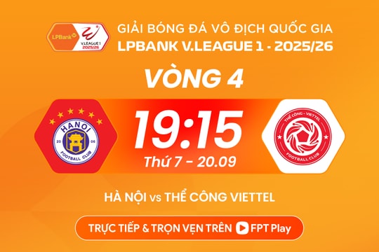 Xem trực tiếp Hà Nội FC đấu với Thể Công Viettel, vòng 4 V.League trên kênh nào?