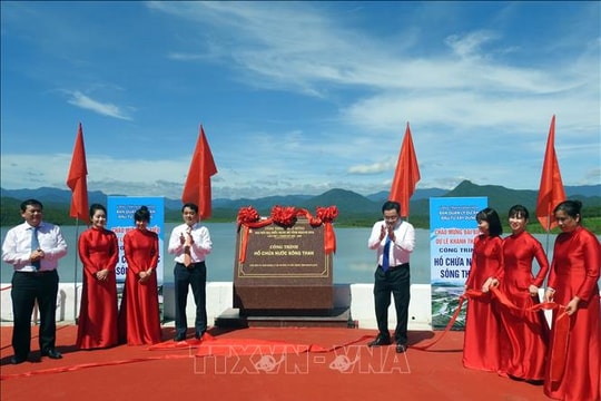 Đưa vào vận hành hồ chứa nước sông Than có dung tích chứa lớn thứ hai tại Nam Khánh Hòa