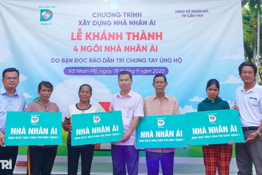 Khánh thành 4 ngôi nhà Nhân ái ở ĐBSCL, giúp hộ nghèo vượt lên khó khăn