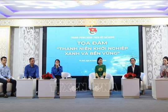 Đẩy mạnh phong trào thanh niên khởi nghiệp xanh, bền vững
