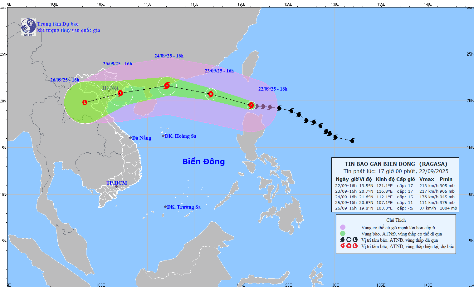 Chủ động ứng phó bão Ragasa, bảo đảm an toàn cho người và phương tiện tham gia giao thông