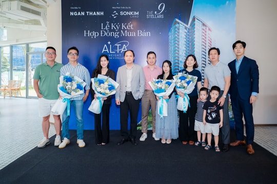 SonKim Land ký hợp đồng mua bán căn hộ Alta Height tại The 9 Stellars