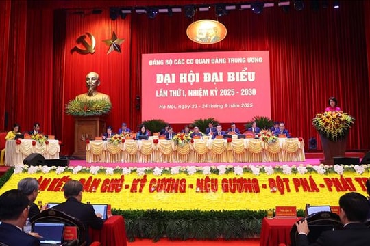 Khai mạc phiên trù bị Đại hội đại biểu Đảng bộ các cơ quan Đảng Trung ương lần thứ I