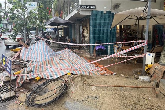 Thi công xây dựng tuyến truyền dẫn ngầm ảnh hưởng cuộc sống người dân