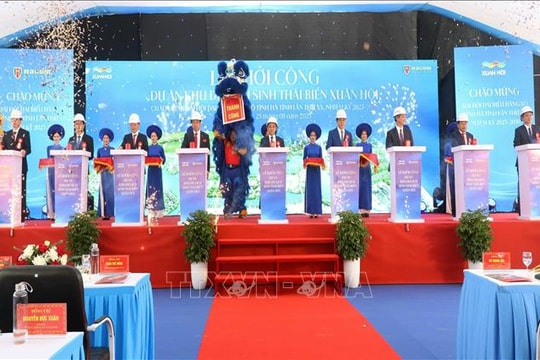 Hà Tĩnh: Khởi công dự án Khu du lịch sinh thái biển Xuân Hội