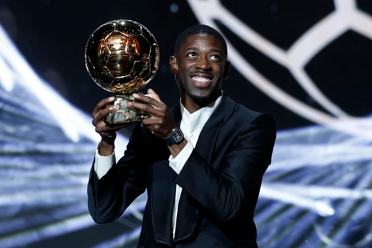 Quả bóng Vàng 2025 xướng danh Dembele