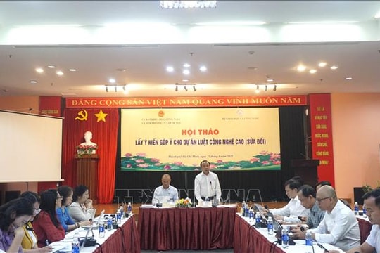 Hoàn thiện hành lang pháp lý thúc đẩy đầu tư, sản xuất, kinh doanh lĩnh vực công nghệ cao