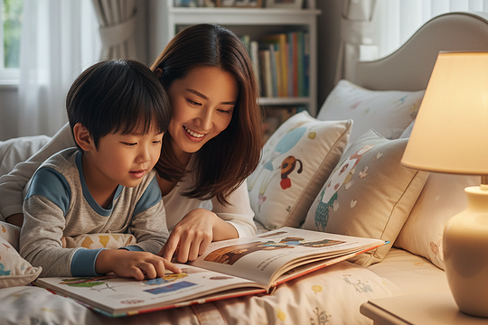 5 thói quen trước khi ngủ giúp trẻ thông minh