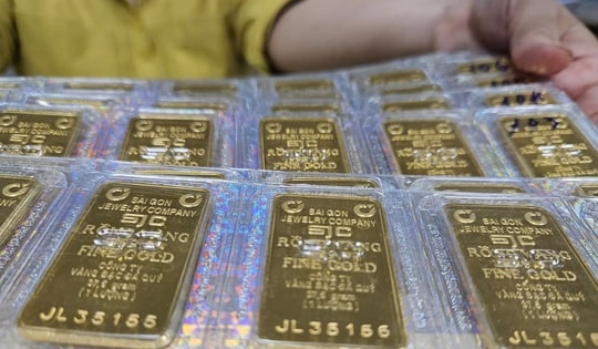 Chiều 23-9, giá vàng miếng SJC, vàng nhẫn tăng tiếp