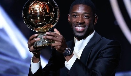 Dembele vượt qua Yamal, giành danh hiệu Quả bóng Vàng 2025