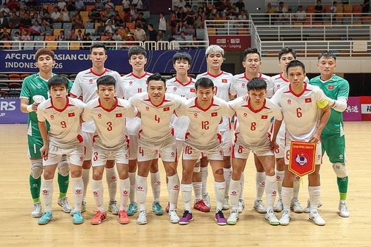 Trực tiếp bóng đá Việt Nam vs Lebanon, vòng loại giải Futsal châu Á 2026