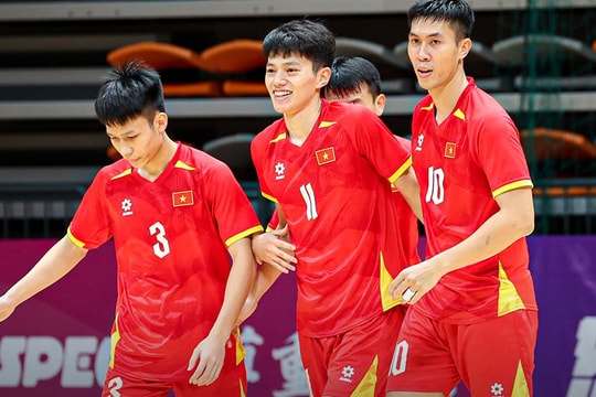 Đội tuyển Việt Nam thắng đậm 3 trận, giành quyền dự giải Futsal châu Á 2026