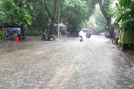 Thời tiết đêm 24 và ngày 25/9: Miền Bắc và Bắc Trung Bộ nhiều nơi mưa lớn, gió mạnh