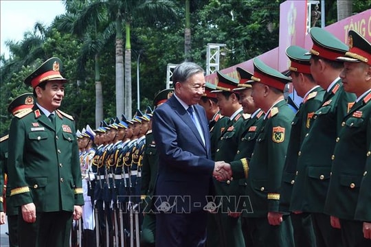 Tổng Bí thư Tô Lâm dự Đại hội Thi đua Quyết thắng toàn quân lần thứ XI