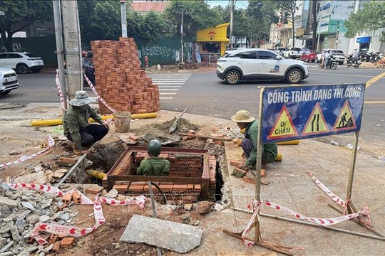 Chấn chỉnh, khắc phục bất cập thi công tuyến truyền dẫn ngầm tại Buôn Ma Thuột