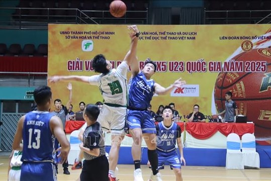 Kịch tính tại Giải vô địch Bóng rổ 5x5 U23 Quốc gia 2025