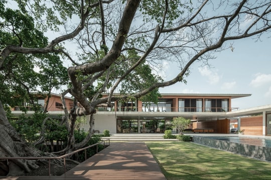 Nhà vườn 1.600 m2 cho ba thế hệ xây quanh cây đa cổ thụ