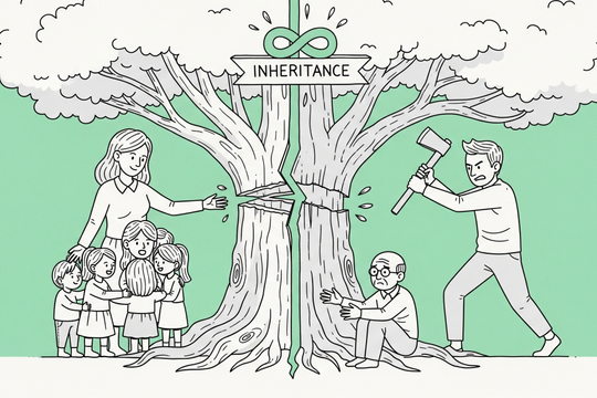 Con nuôi không hợp pháp của ông bà tranh đất với bố mẹ tôi