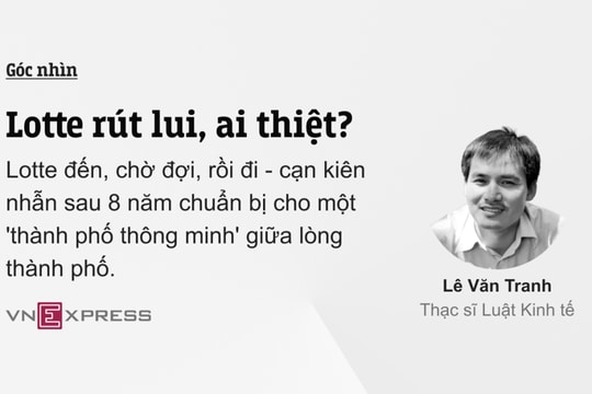 Lotte rút lui, ai thiệt?