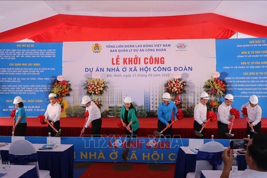 Xây dựng nhà ở Công đoàn giúp công nhân an cư lạc nghiệp