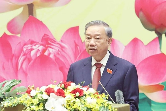 Phát biểu của Tổng Bí thư Tô Lâm tại Đại hội đại biểu Đảng bộ Quốc hội lần thứ I