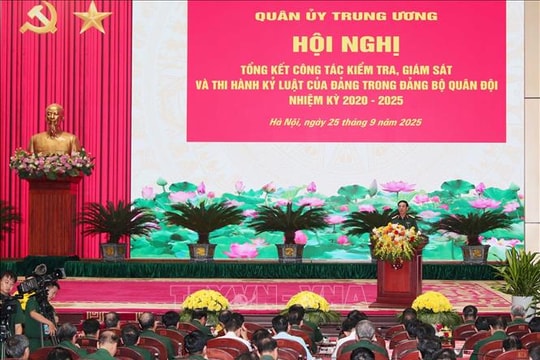 Quân đội thực hiện nghiêm quy định về kiểm soát quyền lực, phòng, chống tham nhũng, tiêu cực