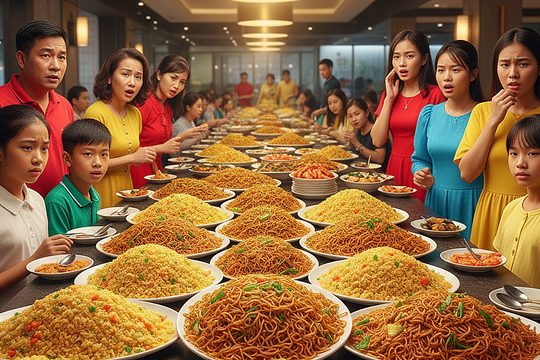 8 người ăn buffet hải sản 550 K 'chỉ thấy cơm chiên, mì xào'