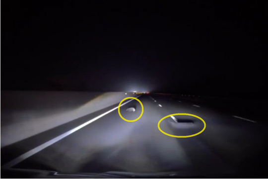 Gặp vật cản trên cao tốc: nên đánh lái, phanh gấp hay cán qua?