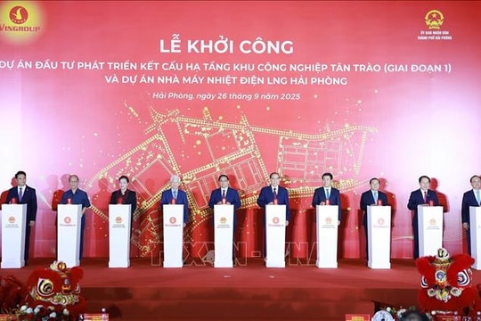 Thủ tướng Phạm Minh Chính dự Lễ khởi công 2 dự án lớn tại Hải Phòng