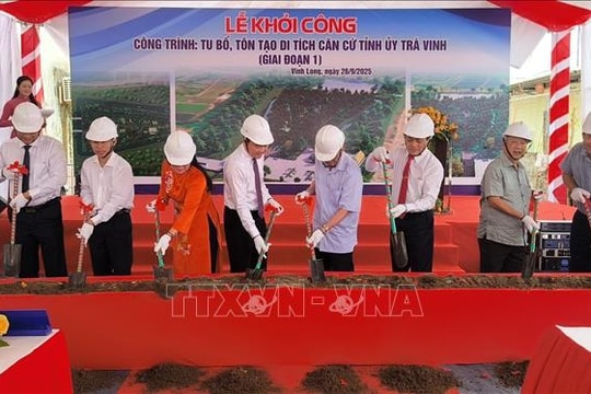 Khởi công tu bổ, tôn tạo di tích Căn cứ Tỉnh ủy Trà Vinh