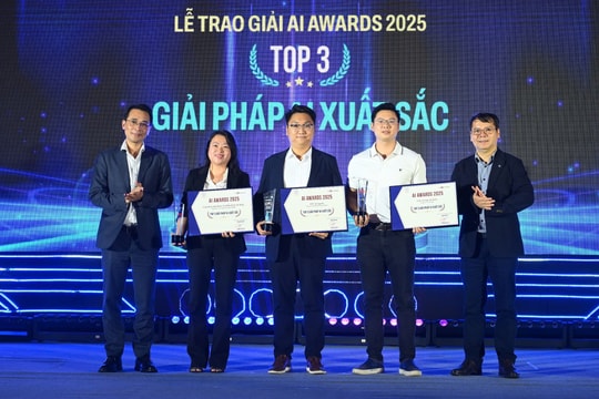 Ba giải pháp AI xuất sắc tại AI Awards 2025