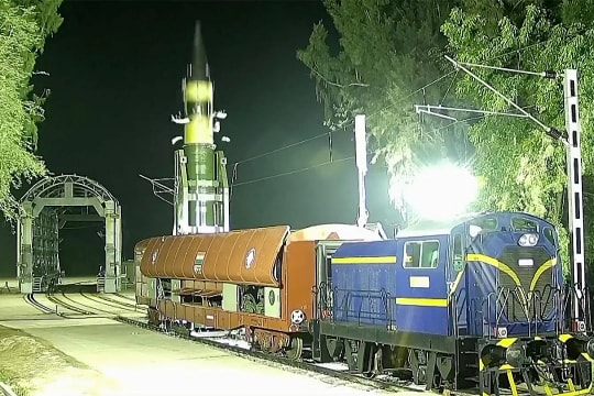 Ấn Độ thử tên lửa đạn đạo phóng từ tàu hỏa